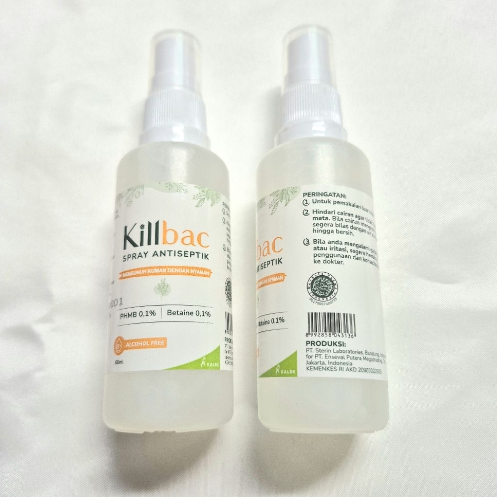 Killbac Spray Antiseptik 60ml Killbac Aseptic Spray 60ml