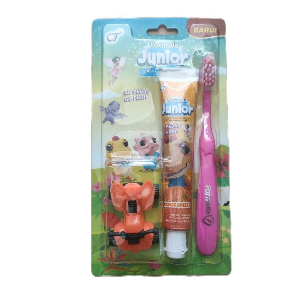 [MT] Sikat Gigi Formula Junior - Sikat Gigi Anak Free Odol dan Mainan