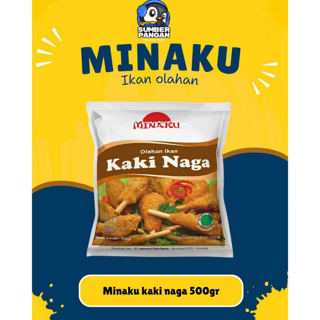 

Minaku Kaki Naga 500 gr (ikan olahan)