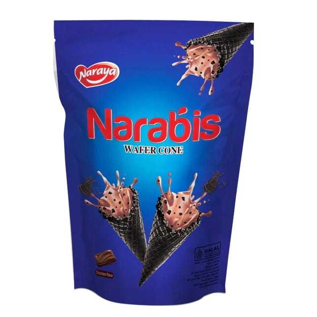 

NARAYA NARABIS WAFER CONE CHOCO PCH 80 GR 8997002051111