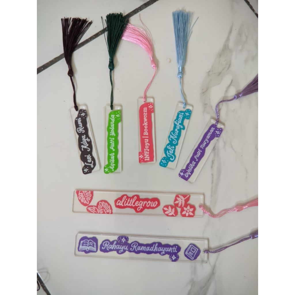 

Bookmark acrylic || Pembatas Buku Acrylic ||