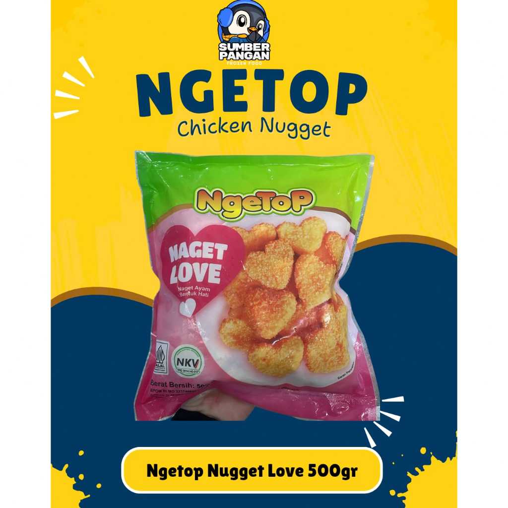 

Ngetop Nugget bentuk love 500gr