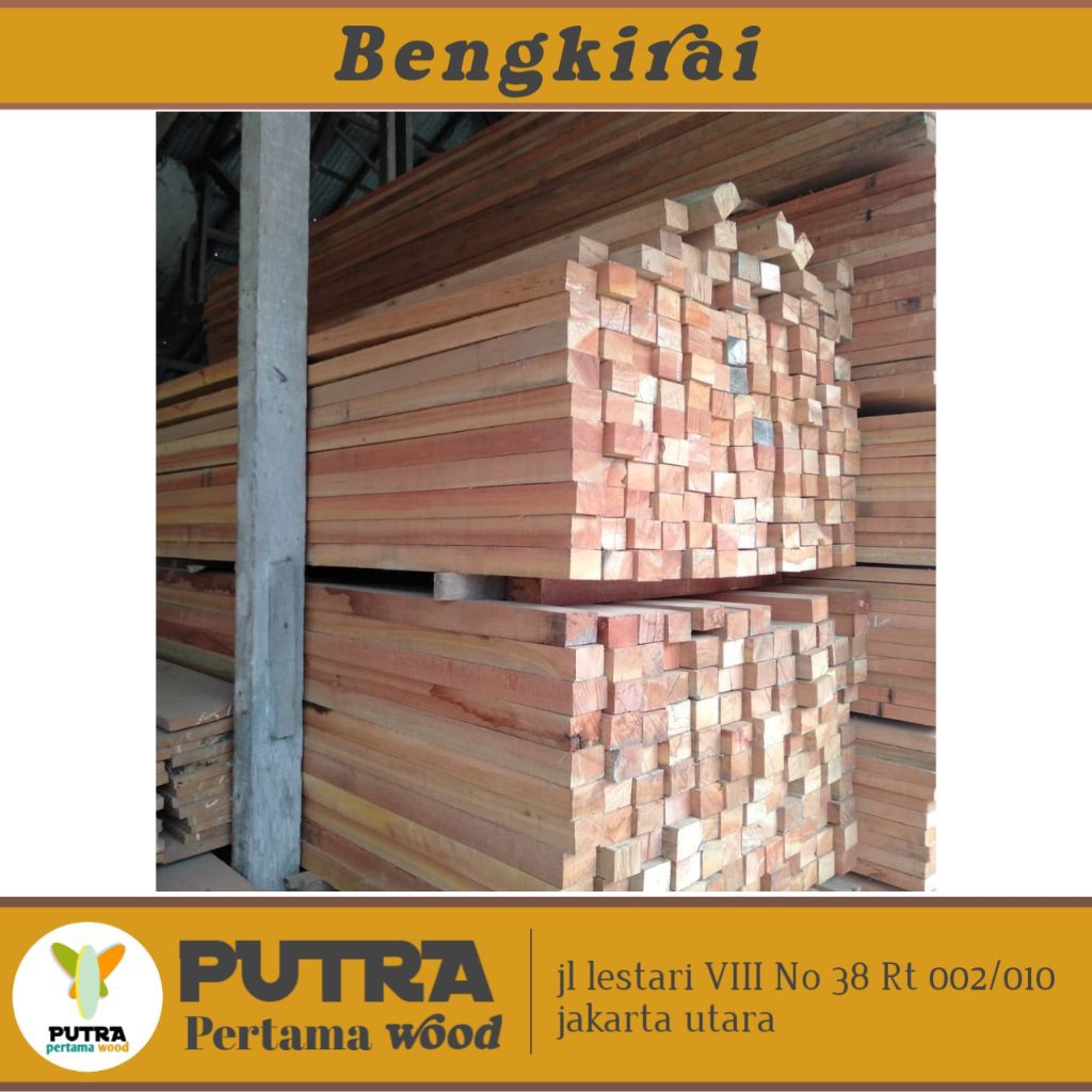 kaso kayu bengkirai 4 x 6 x 400m