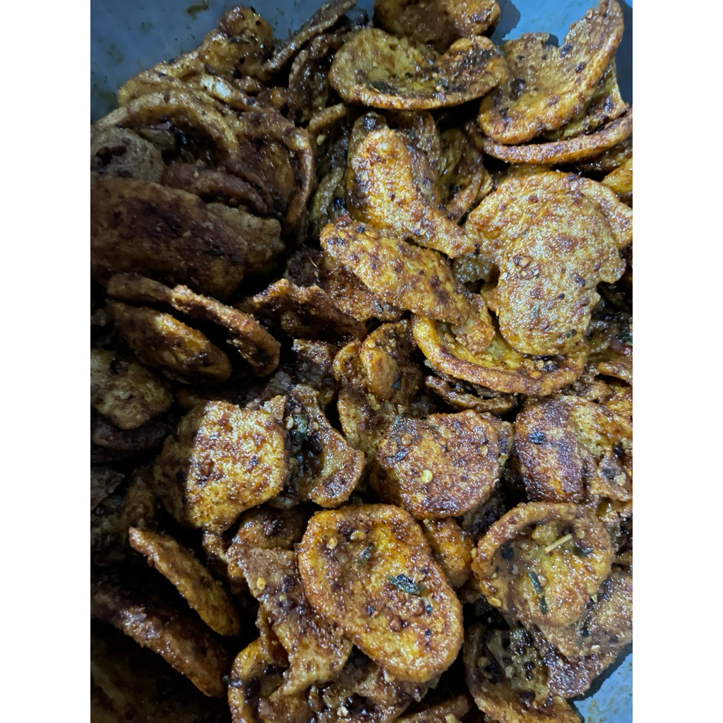 

Basreng pedas daun jeruk berat 500grm