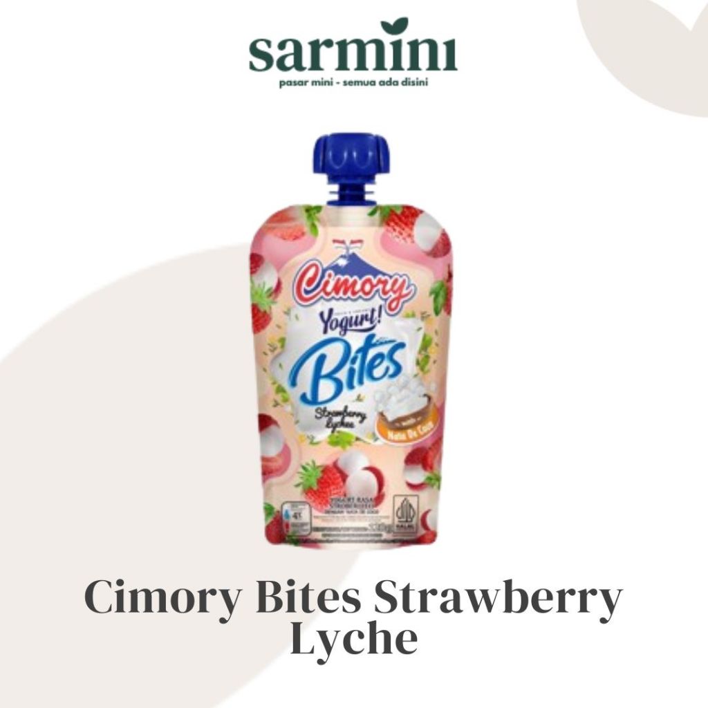 

Cimory Yogurt Bites Strawberry Lychee 120ml