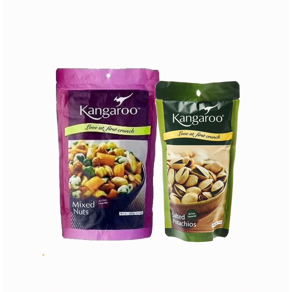 

Kacang Kangaroo - Salted Pistachio Asin 70gr / mixed Nuts 120gr