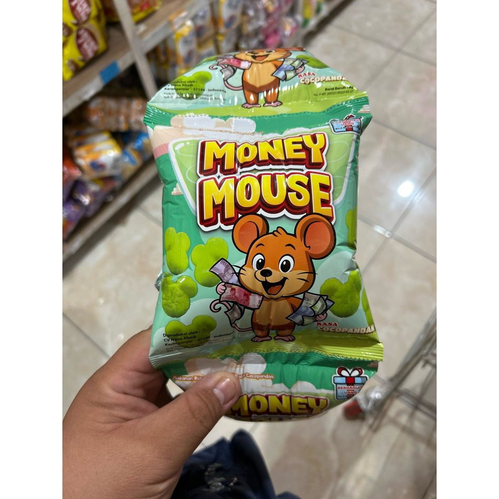 

MONEY MOUSE snack 18gr cocopandan rtg