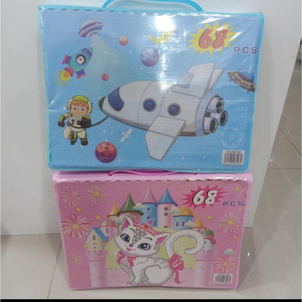 

Krayon Pensil Warna Anak Set Koper Isi 68pc Krayon Full Alat Melukis