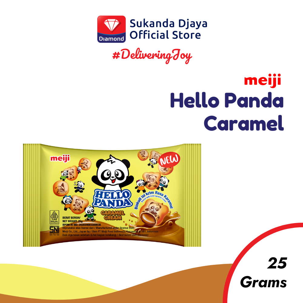HELLO PANDA 25GR CARAMEL/10