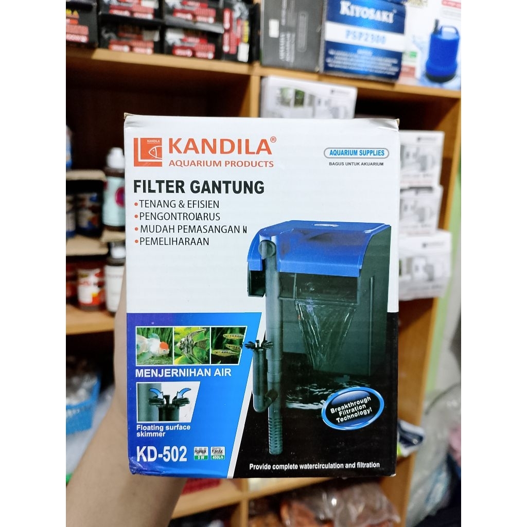 FILTER GANTUNG AQUARIUM // HANG ON FILTER // KANDILA KD 502