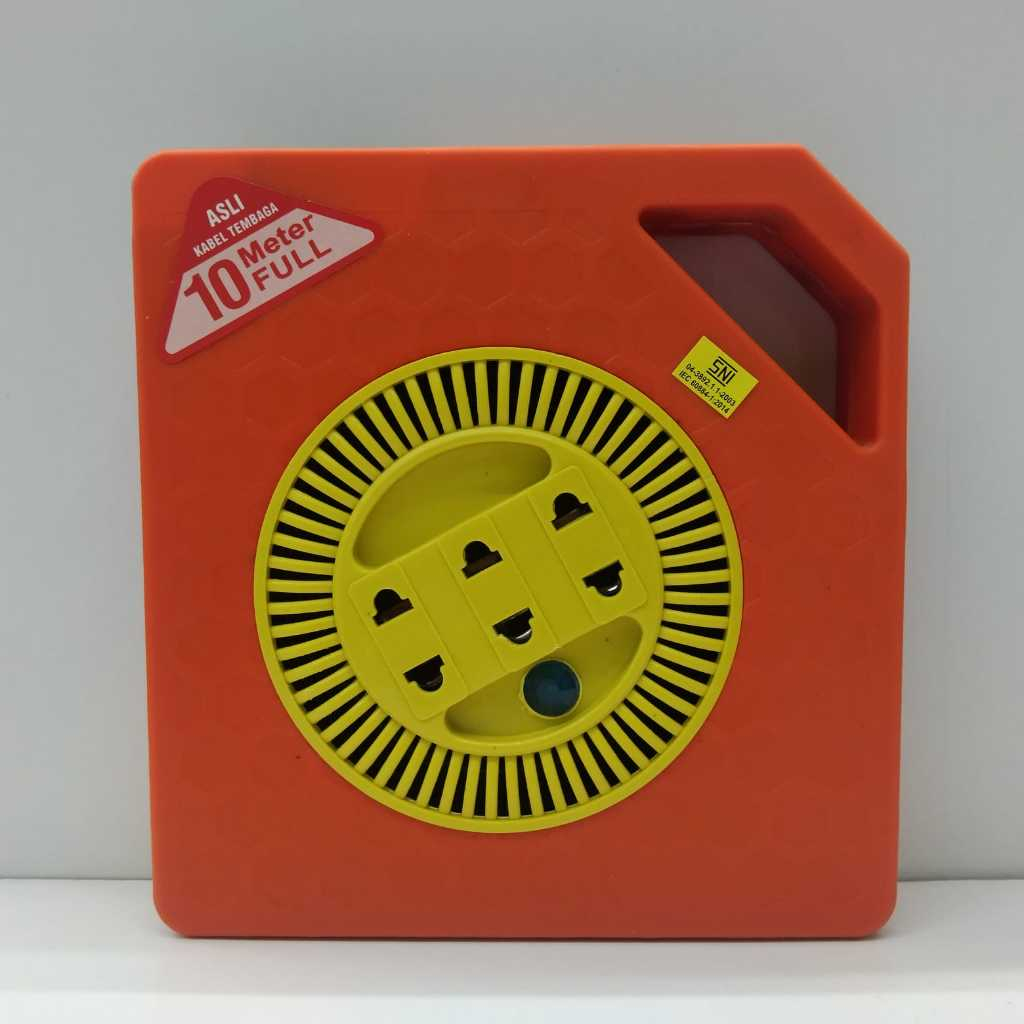 Dexicon Roll Kabel Stop Kontak Listrik Gulung 10 Meter