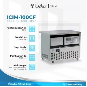 DVN Iceler Mesin Pembuat Es Batu Meja Bar Mesin Ice