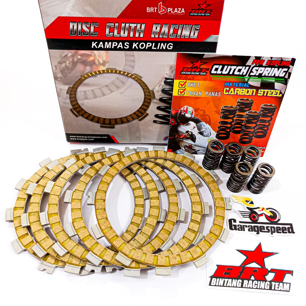 PAKET KAMPAS KOPLING PER KOPLING BRT SATRIA FU FI KARBU GSX 150
