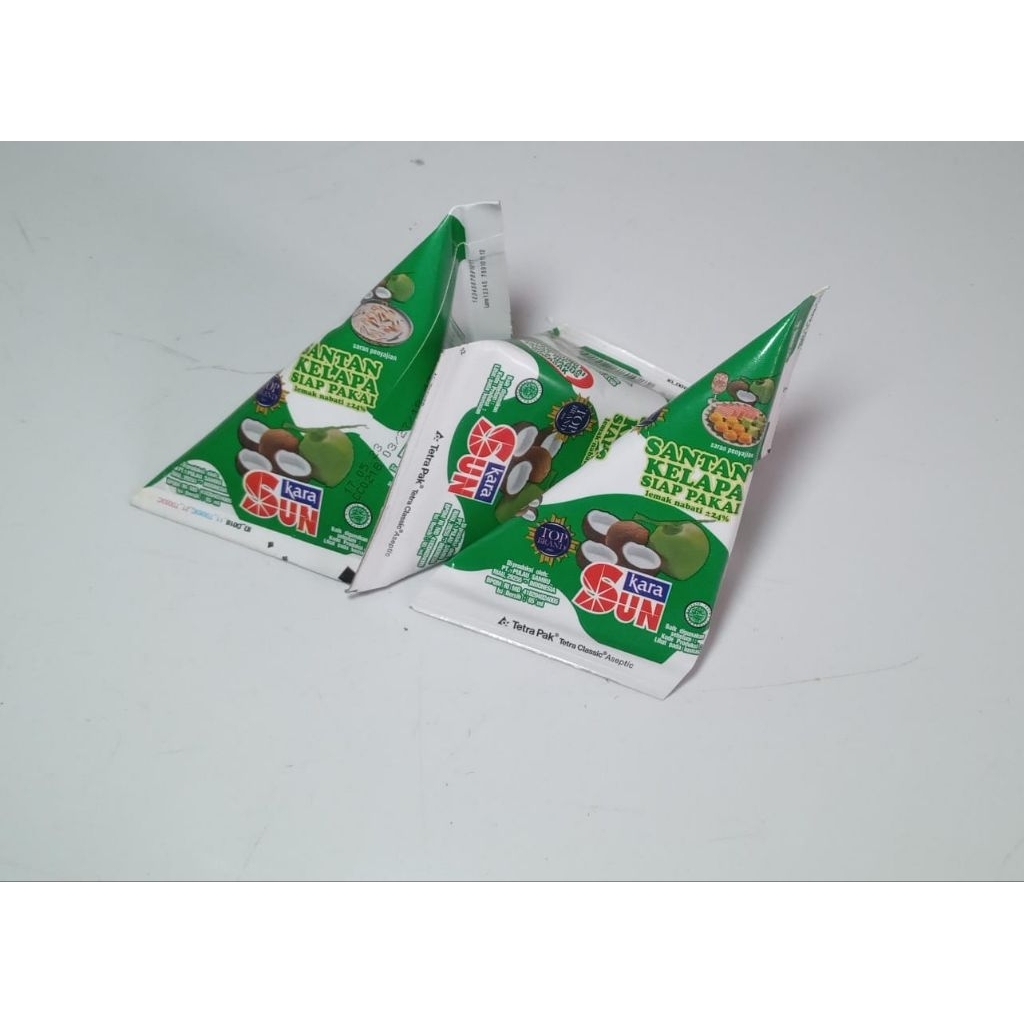 

Santan Kara 65 ML kerucut segitiga