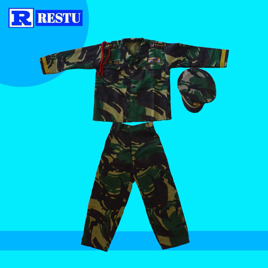 baju profesi ,tni,pilot,dokcil,tni al,baju profesi anak tk,baju profesi anak,baju profesi loreng