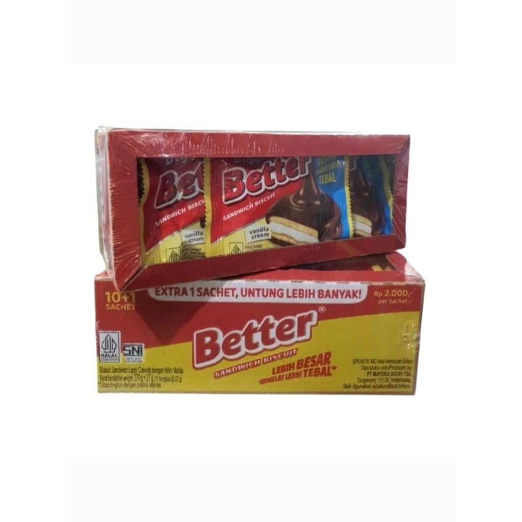 

Better Sandwich Biscuit BOX isi 10pcs@27gram