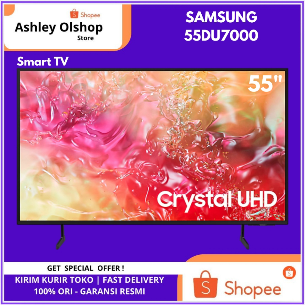 LED TV Samsung 55 Inch UA55DU7000KXXD 4K UHD Smart TV Samsung 55DU7000