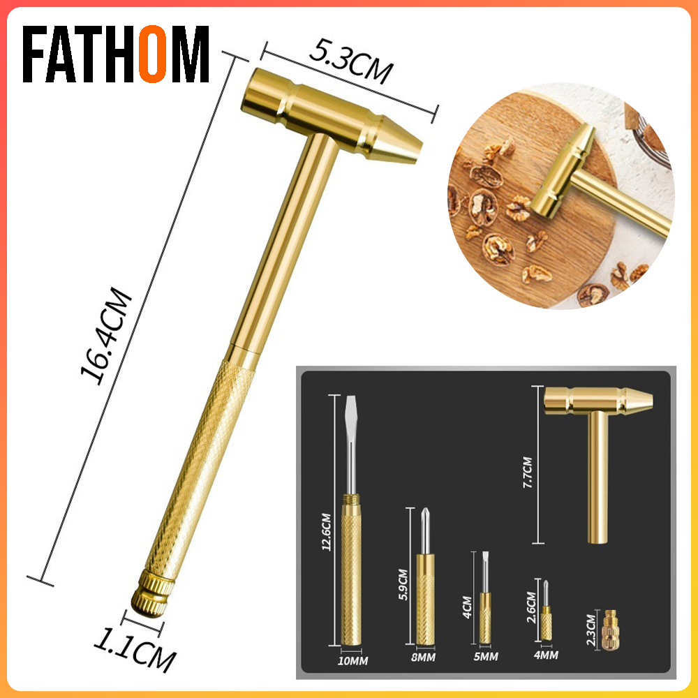 Palu Besi Kecil Multifungsi Palu Kecil Rumah Tangga Palu Kecil Palu Enam Dalam Satu Obeng Kecil Bawa