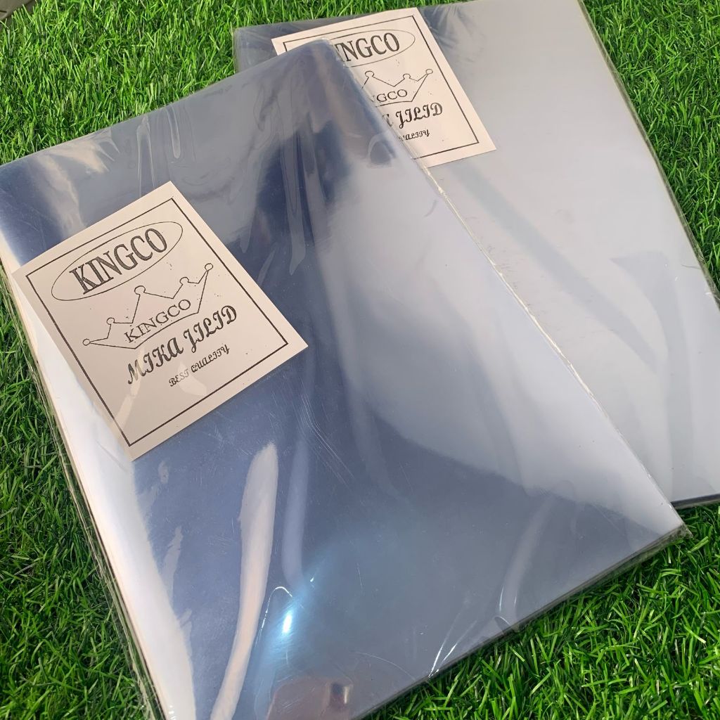 

Mika Film Jilid 10 Lembar / Plastik Mika Bening Cover Jilid (Repack)