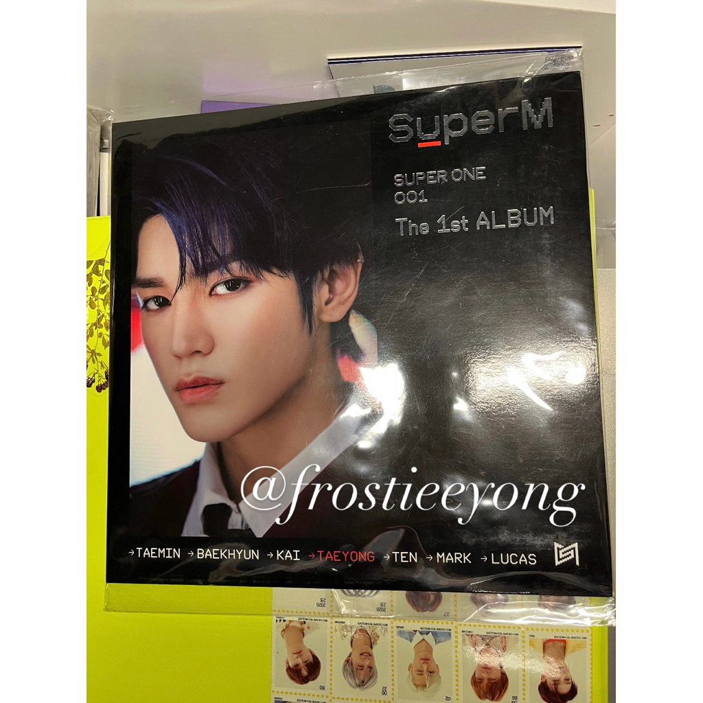 LP signed taeyong superm super one
