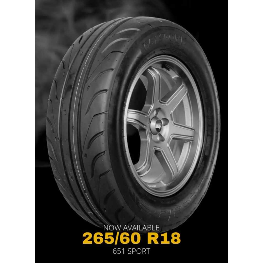 Ban mobil semislick ukuran 265 60 R18 merk ACCELERA 651 SPORT Free Pasang Balancing pentil