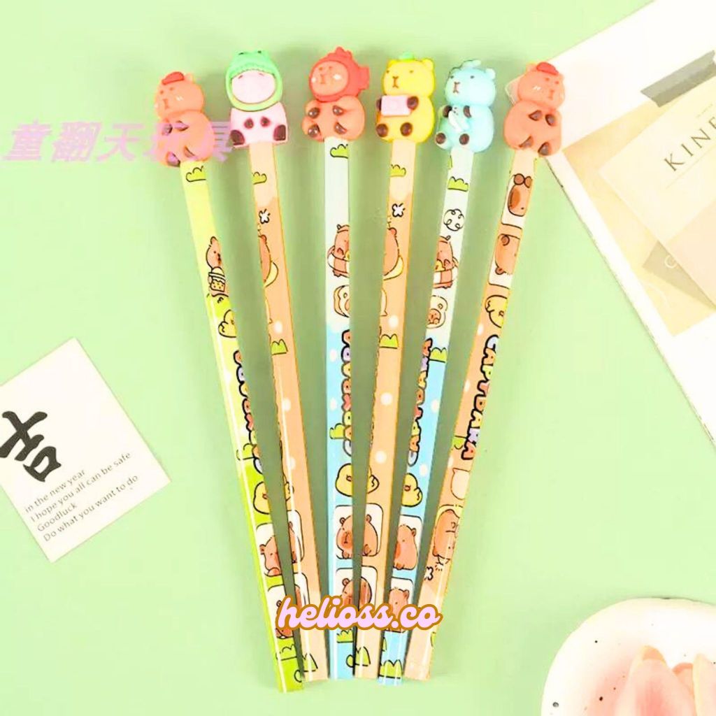 

PENSIL BONEKA CAPYBARA PENSIL KAYU PENSIL ANAK SEKOLAH MOTIF CAPYBARA BONEKA MINI LUCU PENSIL LUCU TERMURAH HELIOSS.CO
