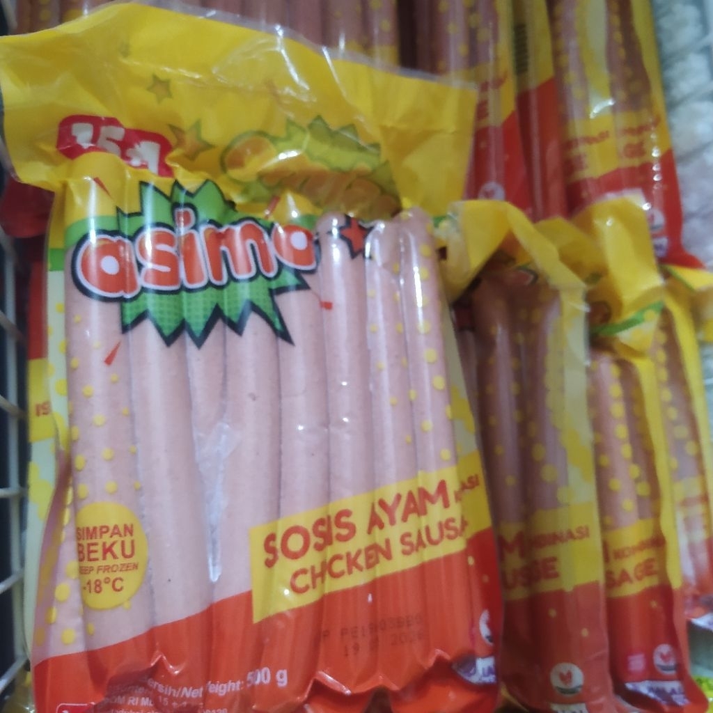 

ASIMO Sosis Ayam 500gr - Isi 16pcs