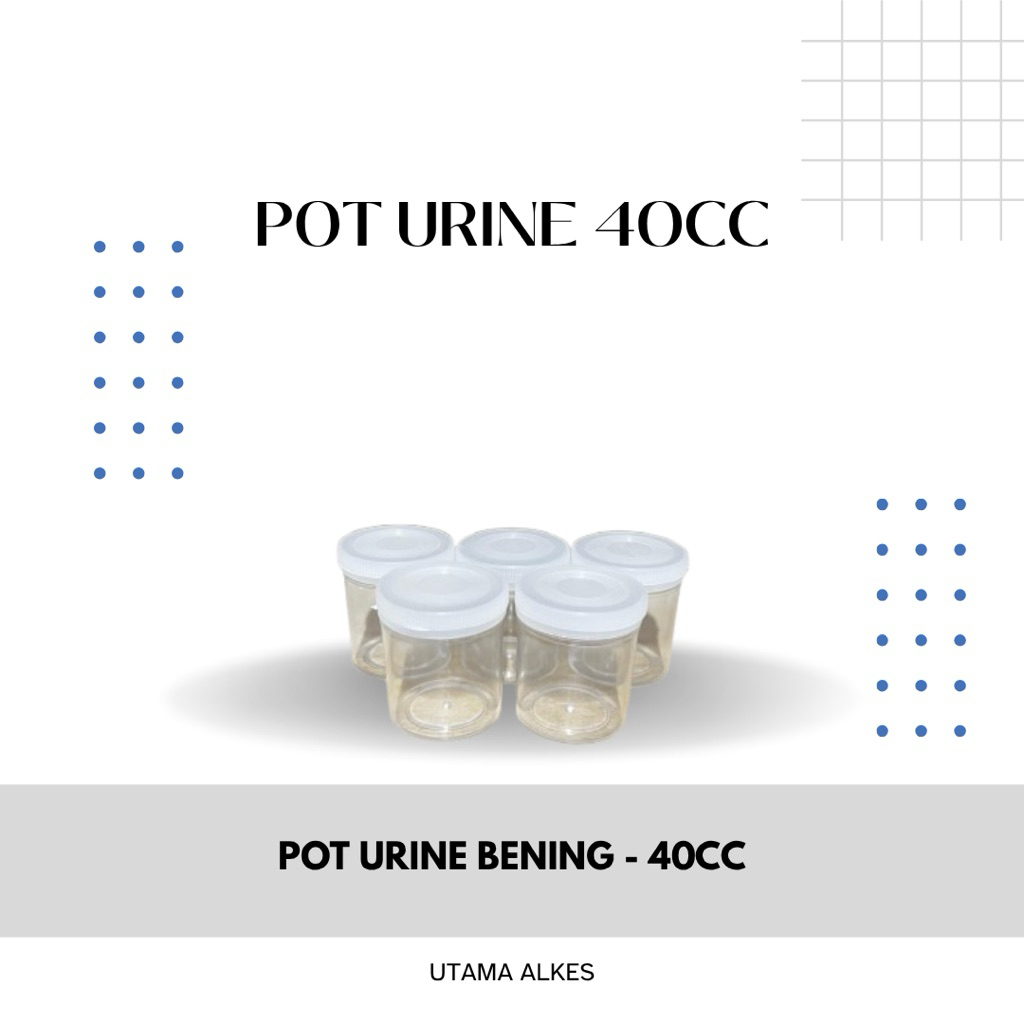 Cup 40cc / Pot Urine 40cc / Pot Saleb