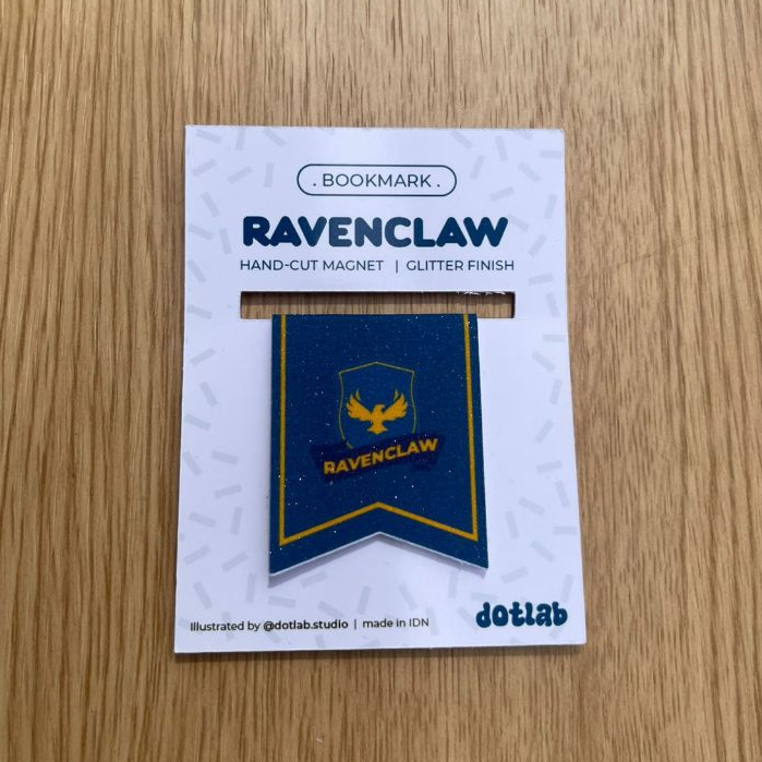 

DOTLAB RAVENCLAW HARRY POTTER HOUSES MAGNETIC BOOKMARKS | NOVEL | MOVIE BOOK GLITTER AESTHETIC CUTE