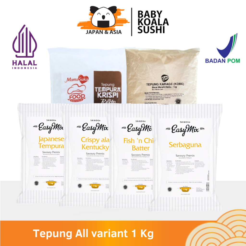 

EASY MIX Tepung Crispy Ala Kentucky 1 Kg Halal