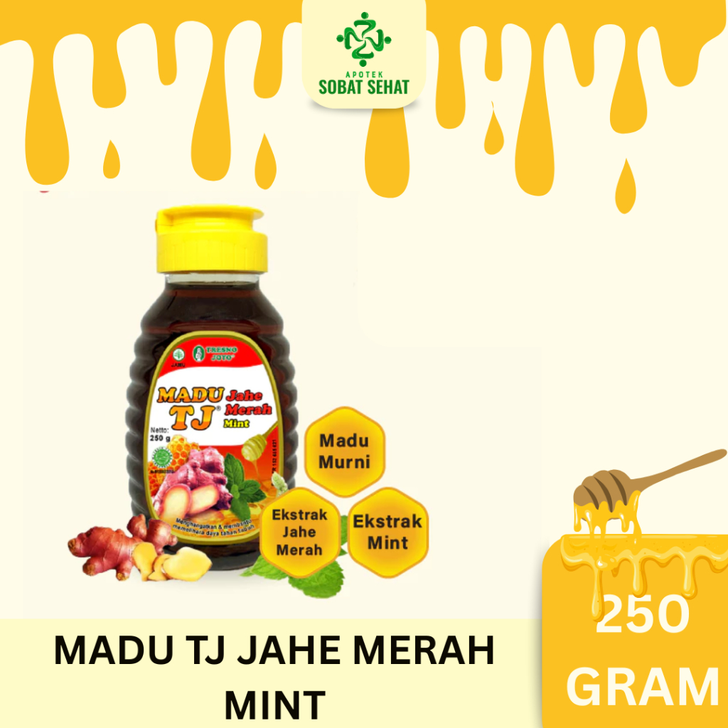 

Madu TJ Jahe Merah Mint 250gr-Menghangatkan & Menjaga Daya Tahan Tubuh