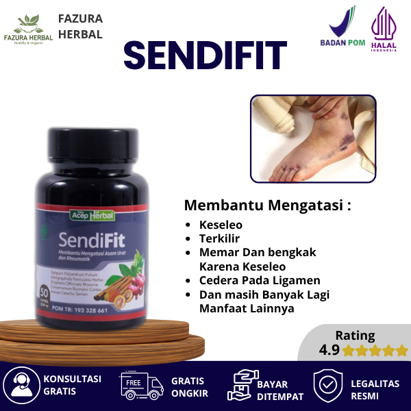SendiFit Obat Keseleo, Kaki Keseleo, Tangan Keseleo, Terkilir, Pembengkakan Karena Keseleo