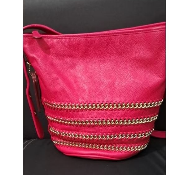coach duffle whiplash ruby pink preloved