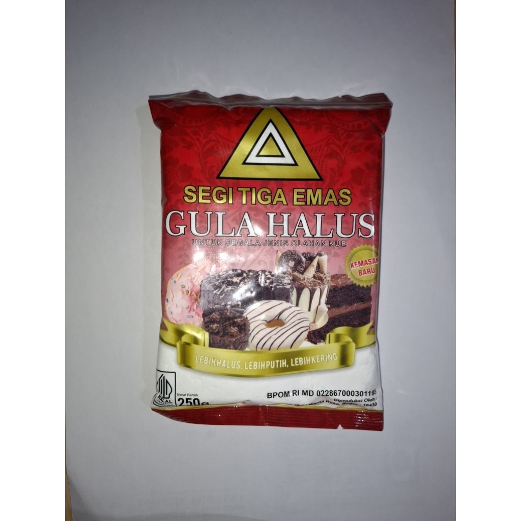 

Gula halus Segitiga Emas 250 gr