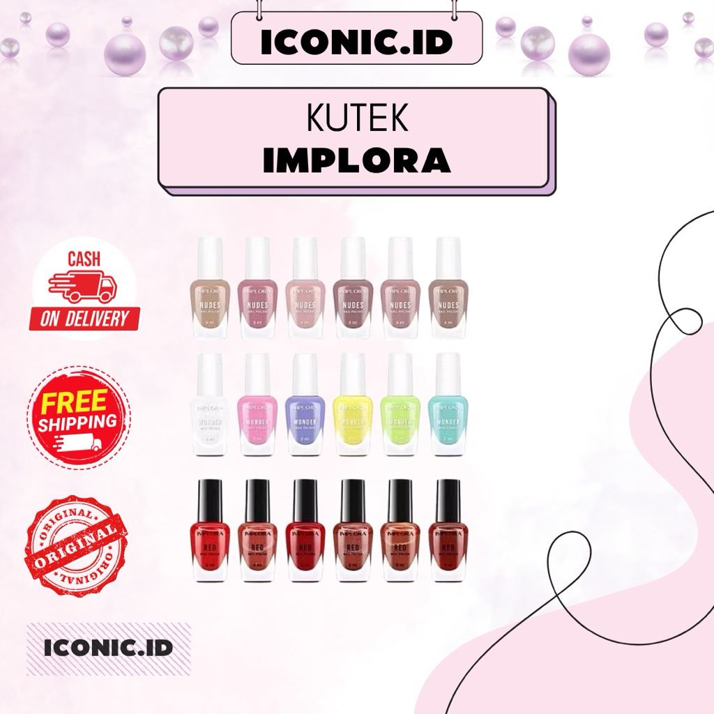 Iconic.id-Implora Kutek / Kutek Implora / Kutek Implora Red / Kutek implora Nude / Kutek Implora Wom