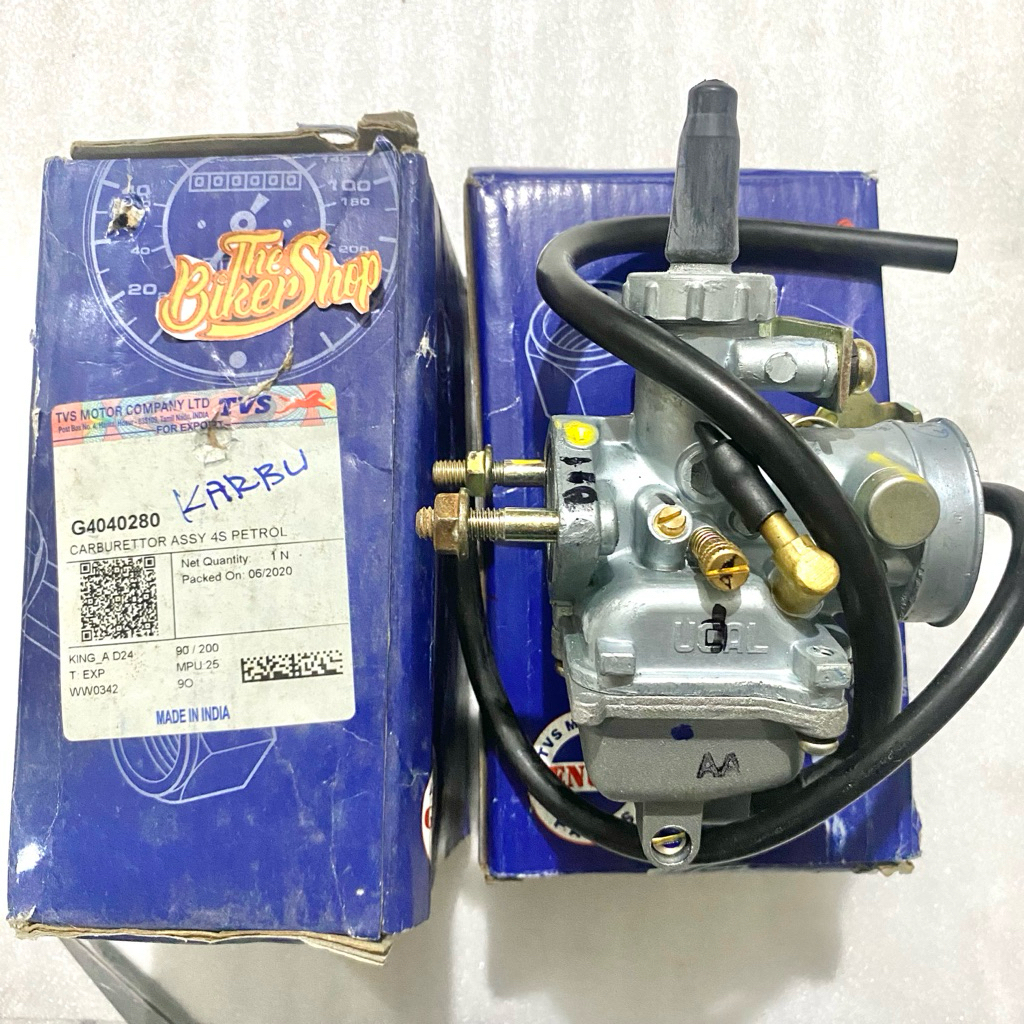 Karburator Karbu TVS KING Bajaj kargo roda 3 Original TVS