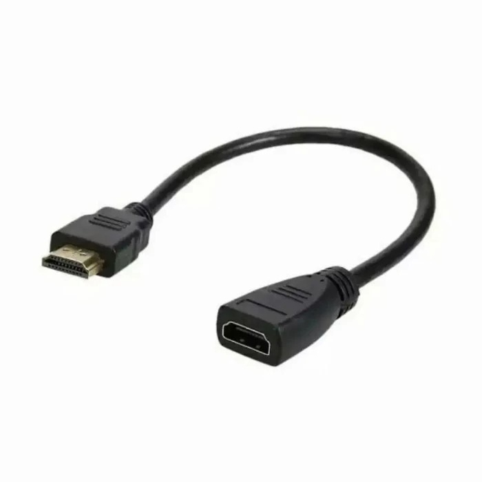 Kabel HDMI Extension HDMI Perpanjang Male To Female 20cm