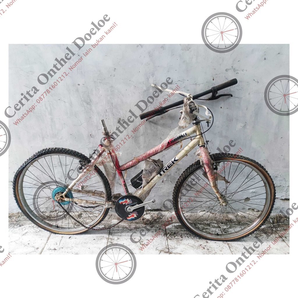TREK TAHUN 1995 SEPEDA GUNUNG MTB JADUL KUNO KOLEKSI ANTIK DIJAMIN ORIGINAL