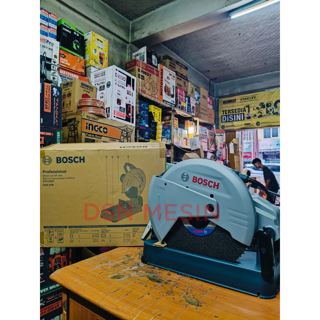 BOSCH GCO 230 CUT OFF 14" MESIN GERINDA DUDUK POTONG BESI 14 INCI