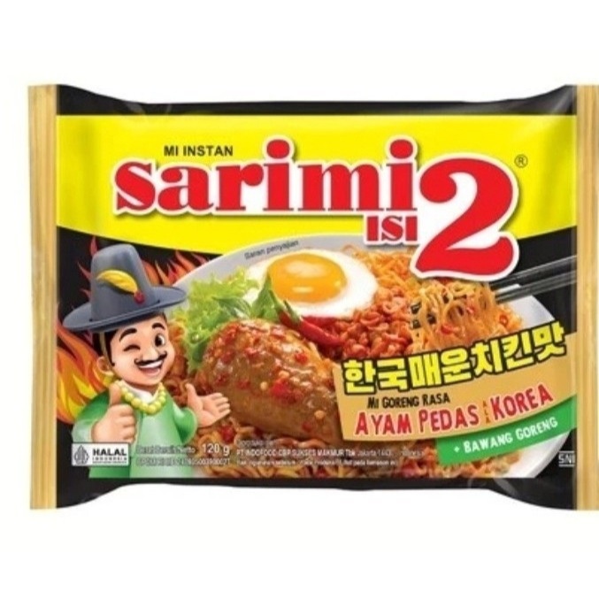

sarimi goreng duo ayam pedas korea 120