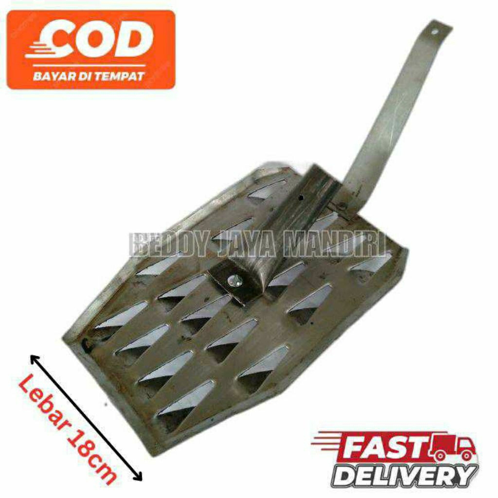 Osrok Alat Matun Padi 18cm Pembersih Gulma Sawah Plat Baja Tebal Kuat