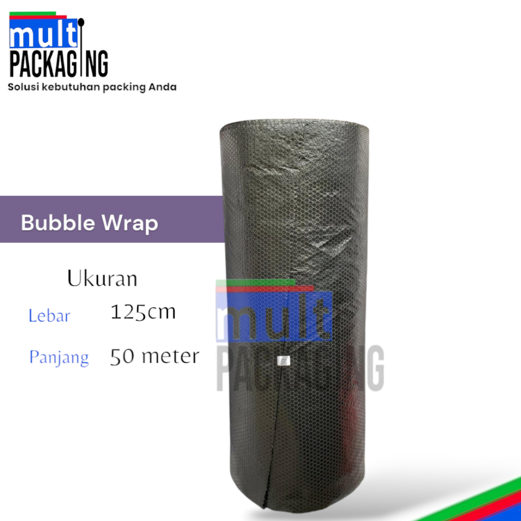 

Bubble Wrap 125cm x 50meter Non Core khusus kurir Instant