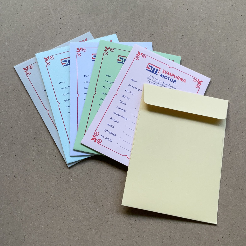 

Amplop BPKB Portrait Ukuran 15,5x21,5 cm