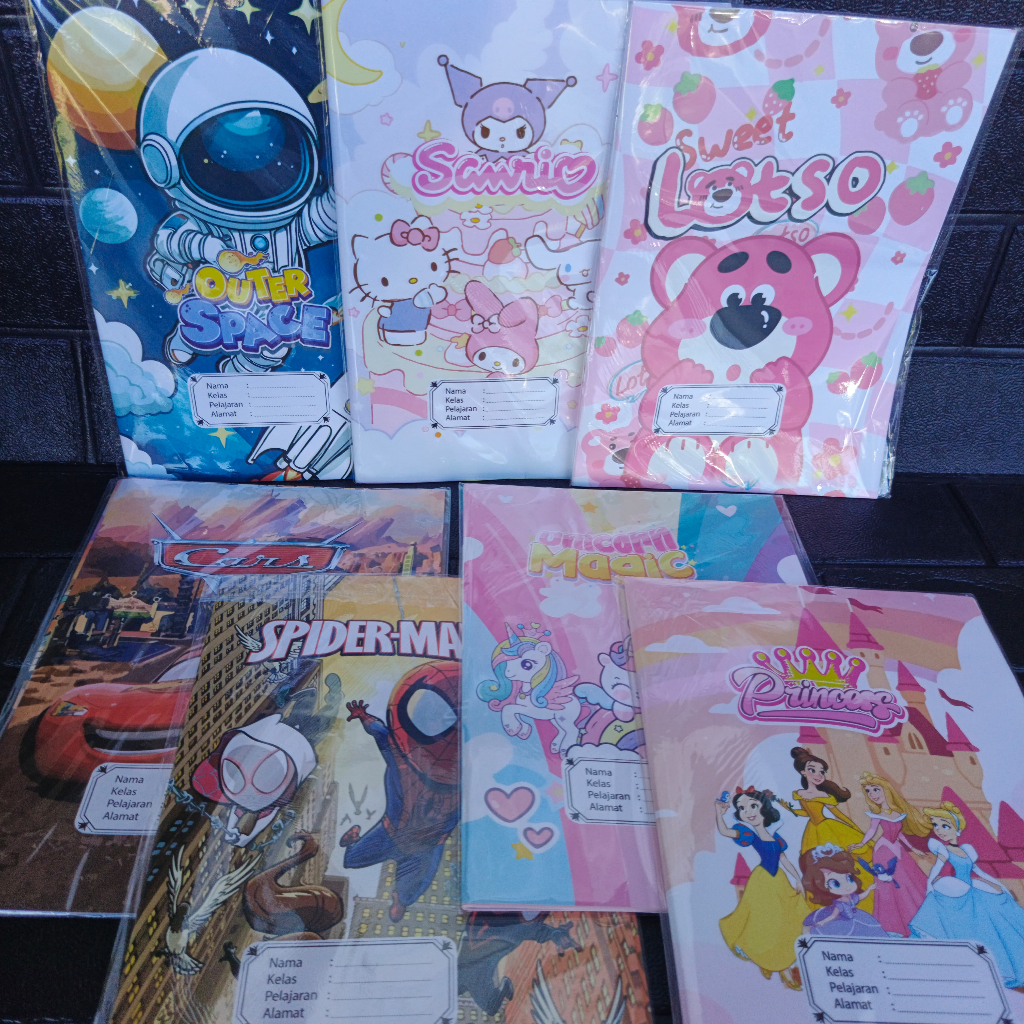

( 1pack = 20 lbr) Sampul Buku Tulis Art Paper FANCY Tebal