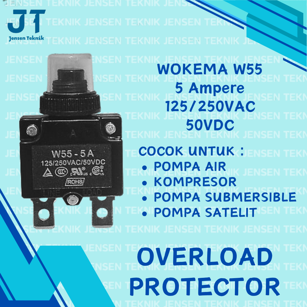 Overload Pompa Air Satelit / Sibel / Submersible - 5 Ampere