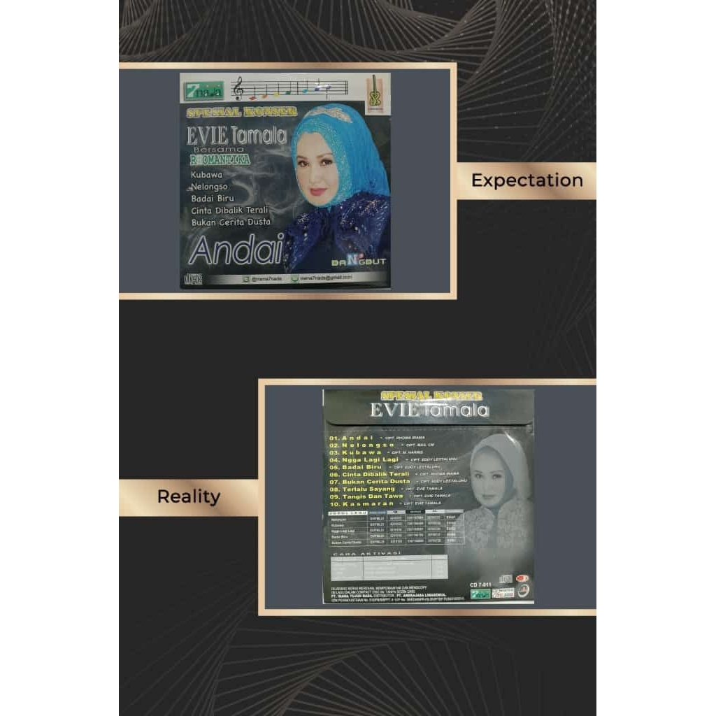 CD audio dangdut Evie Tamala