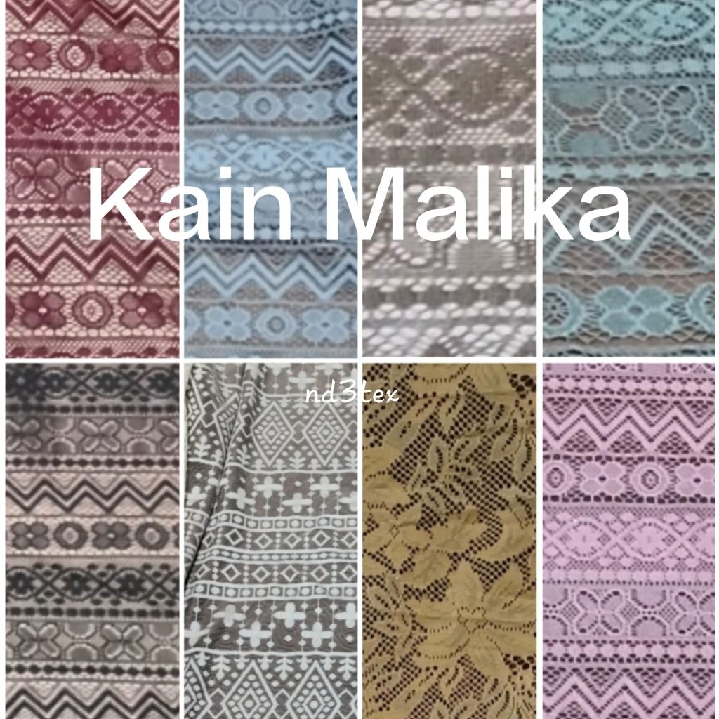 Kain Malika / Kain Malika Lace / Kain Malika Katun Lace Premium