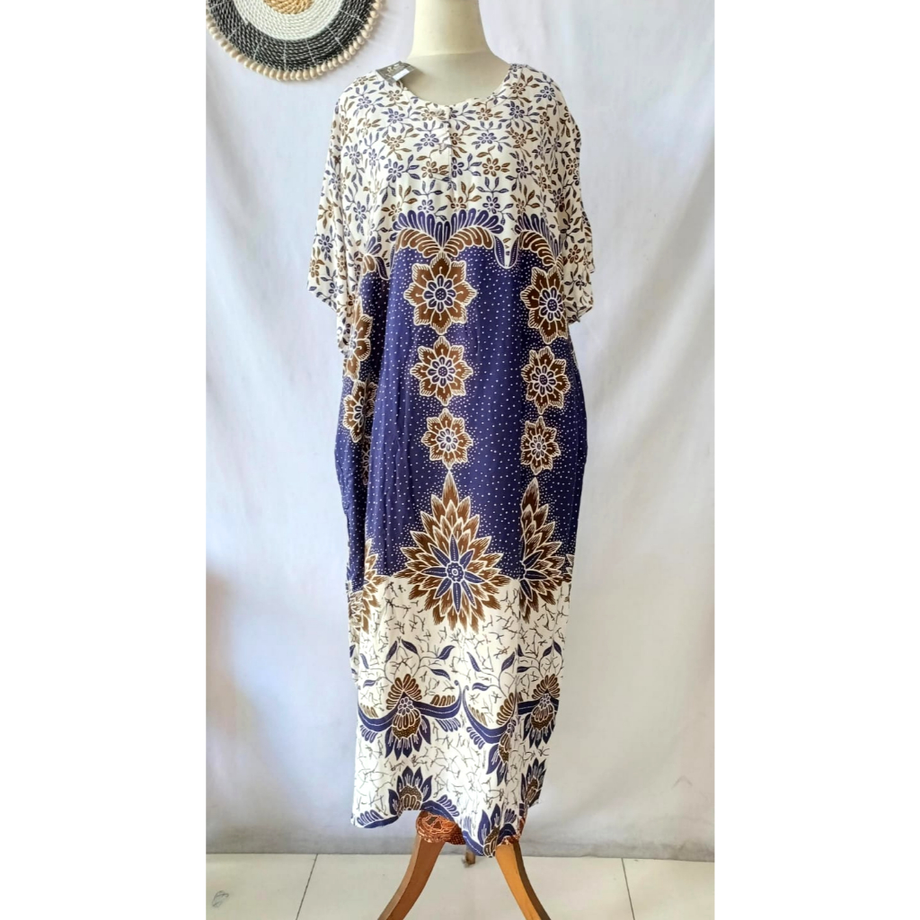 Daster Batik Wanita Payung Bunga Katun Adem