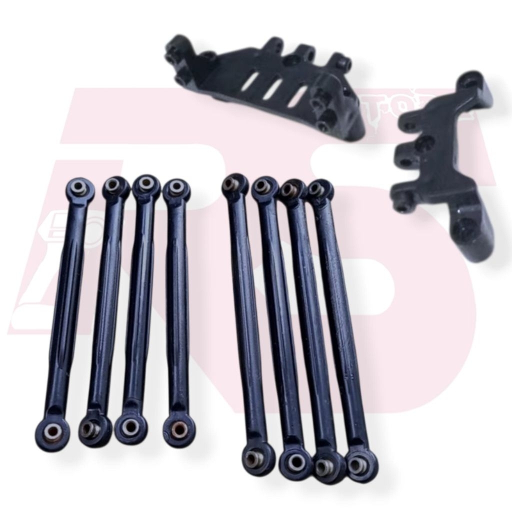 part original kit copotan link base linkroda mount link base untuk MN128 MN86K/S RC 1:12