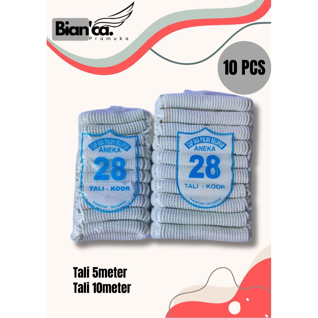 

10Biji Tali 10Meter dan 5Meter Tali Nylon Grosir